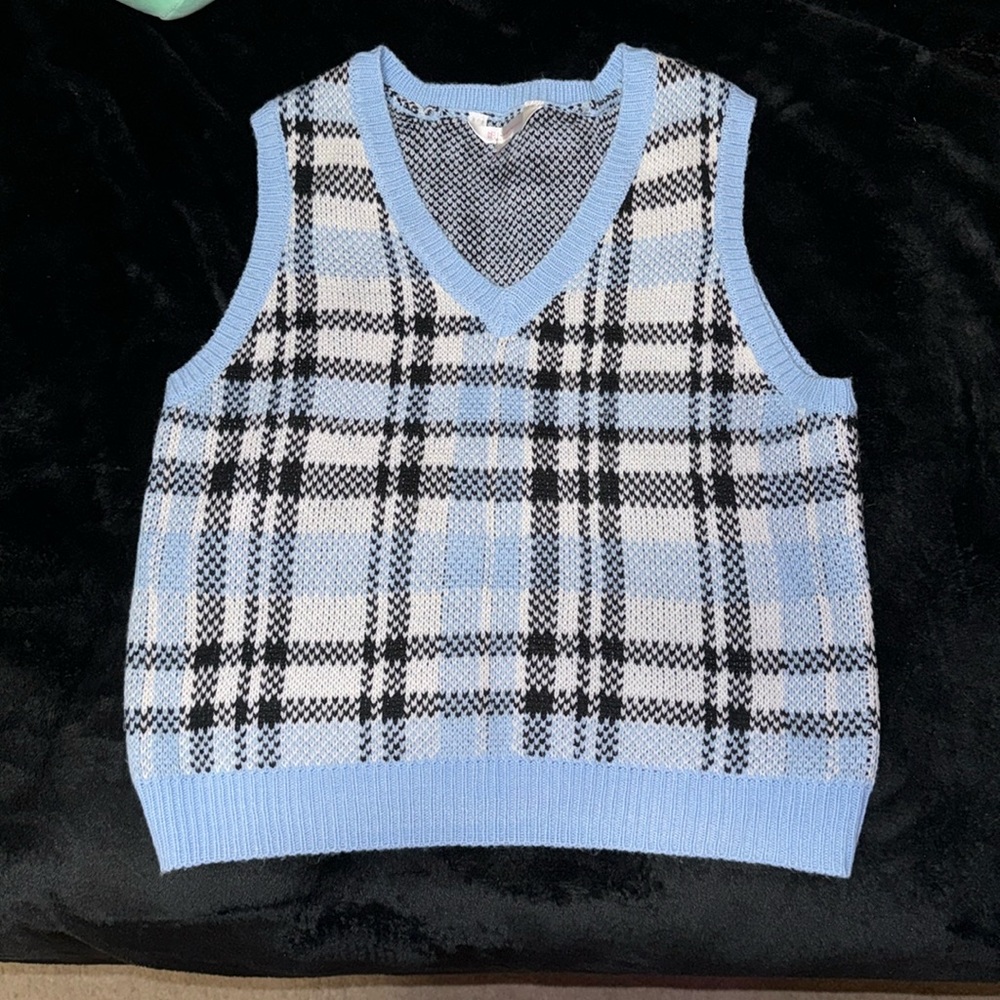 V-neck sweater vest